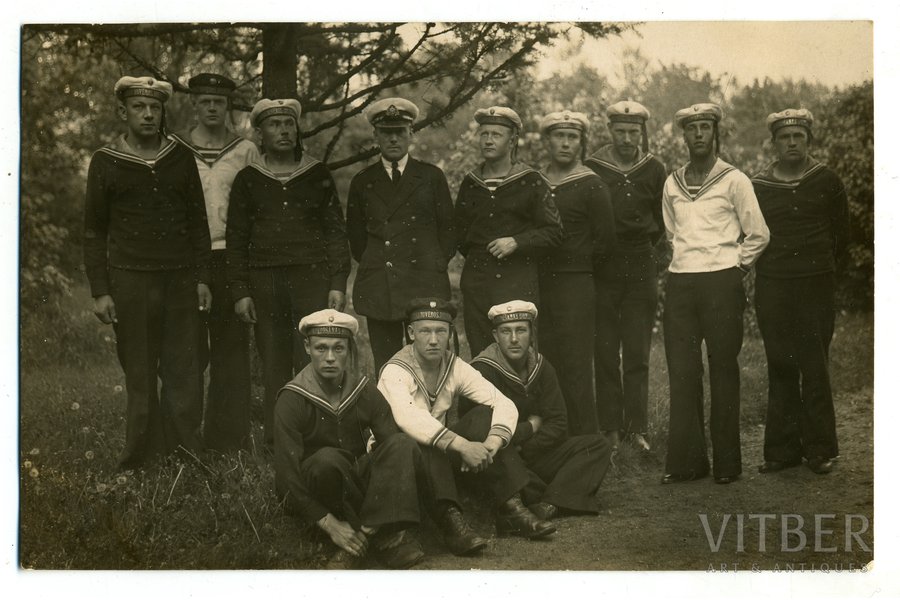 photography, Latvian army, navy, Latvia, 20-30ties of 20th cent., 13,6x8,6 cm