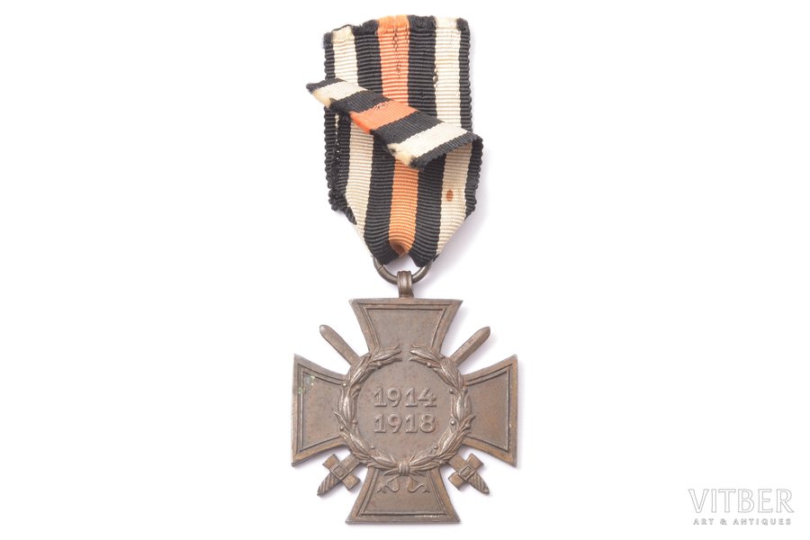 медаль, Крест Гинденбурга, Германия, 1918 г., 42.7 x 38 мм