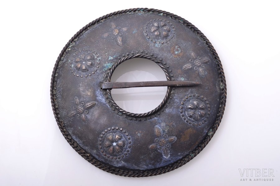 sakta, brass, the item's dimensions Ø 16.6 cm, the 19th cent., Latvia