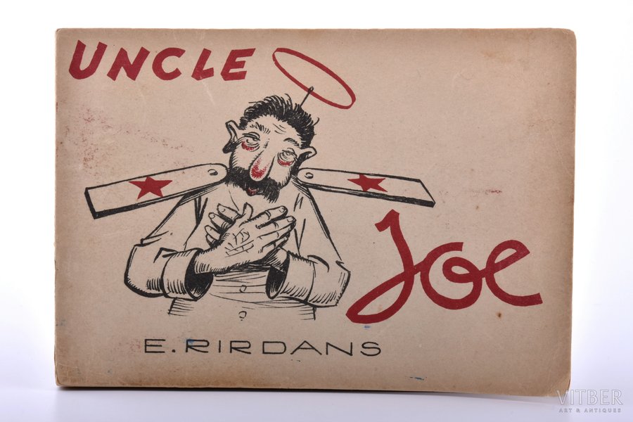 Ernests Rirdāns, "Uncle Joe", karikatūru krājums, ~1940-1950, Wardland LTD, London, 11.9 x 17.2 cm