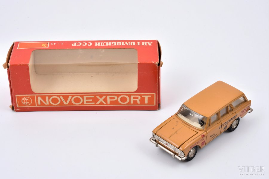 car model, Moskvitch 427 Nr. A4, "Rally service", metal, USSR, 1978