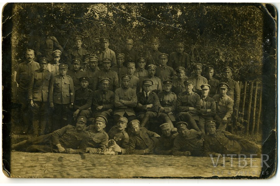 фотография, Латвийская армия, период Борьбы за независимость, Латвия, 20-30е годы 20-го века, 13,8x8,8 см