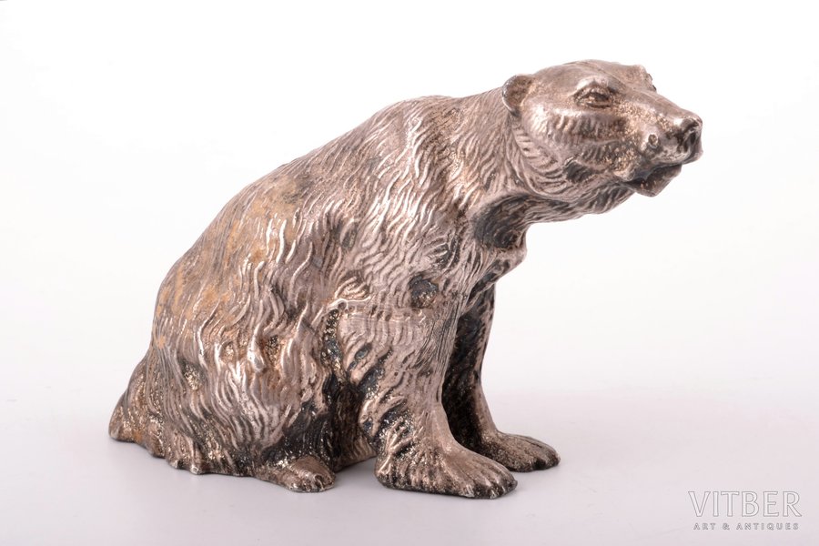 копилка, "Медведь", металл, 6.9 x 10.5 x 4.1 см, вес 211.15 г