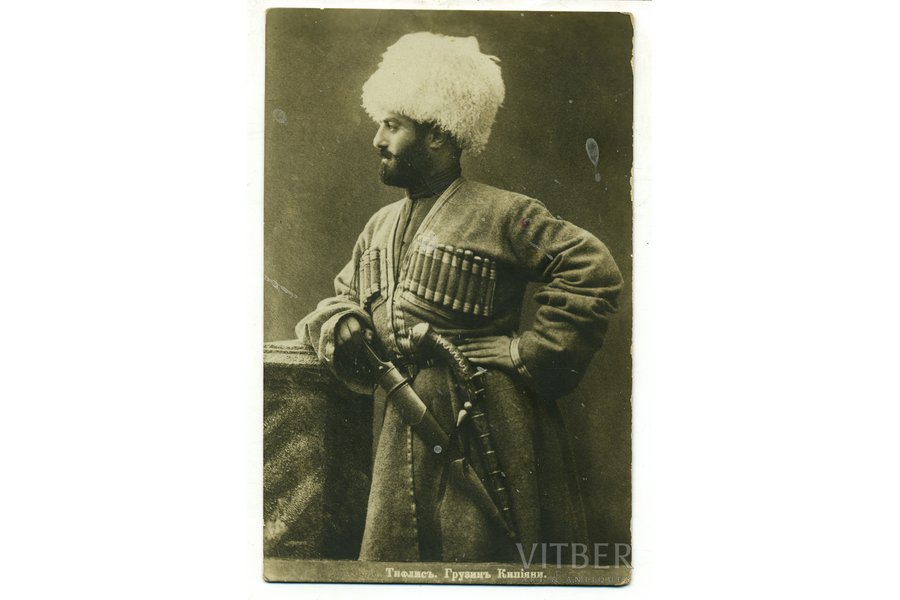 фотография, солдат, Тифлис (Тбилиси), Российская империя, начало 20-го века, 13,5x8,6 см
