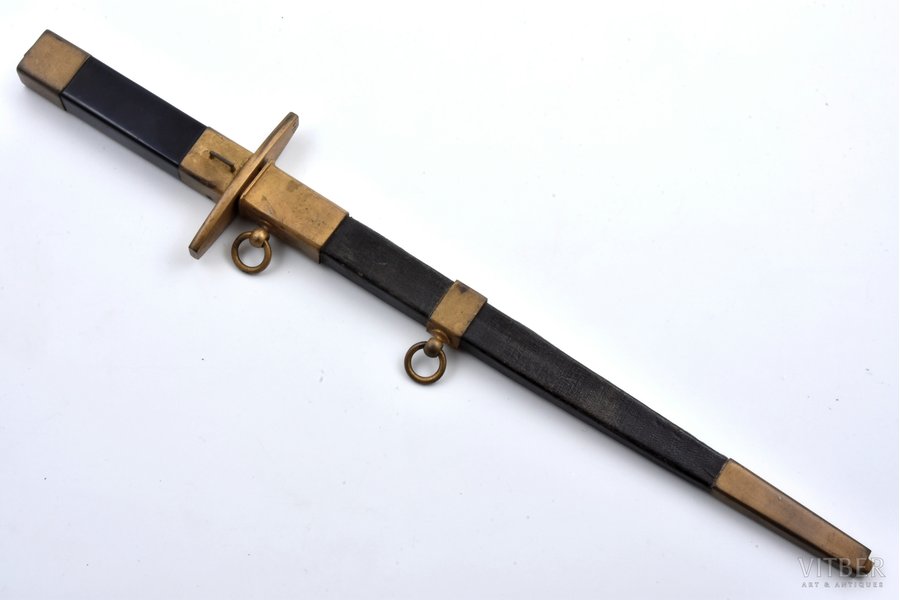 Air Force dagger, total length 36.8 cm, blade length 25.5 cm, France