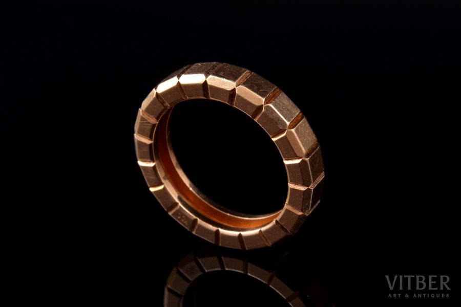 кольцо, Chopard Ice Cube, золото, 750 проба, 7.51 г., размер кольца 16