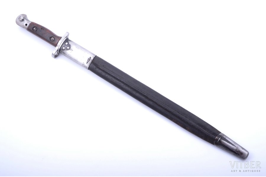 bayonet, total length 55.6 cm, blade length 43.4 cm, the beginning of the 20th cent.