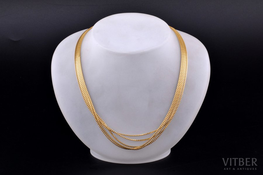 a chain, gold, 36.94 g., the item's dimensions 47.5 cm, Finland