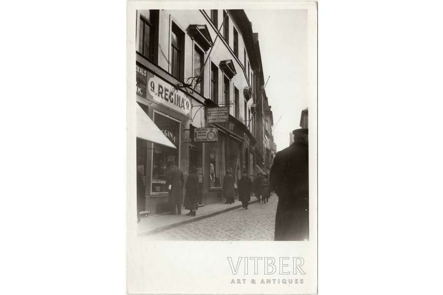 photography, Riga, pawnshop "Regina", Latvia, 20-30ties of 20th cent., 13.9 x 9 cm