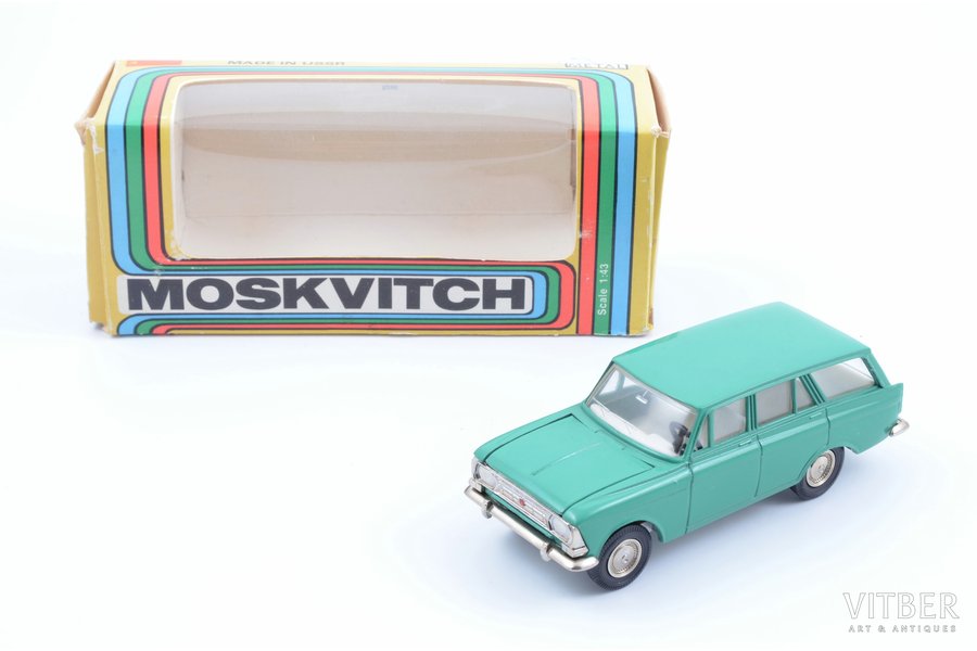car model, Moskvitch 434, metal, USSR, 1988
