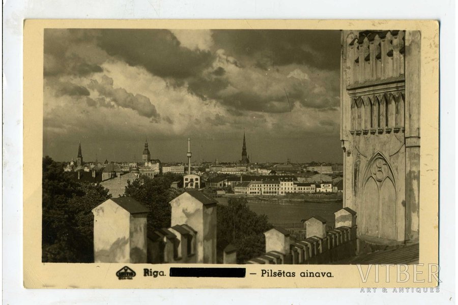 фотография, Рига, Пардаугава, Латвия, 20-30е годы 20-го века, 13,4x8,6 см