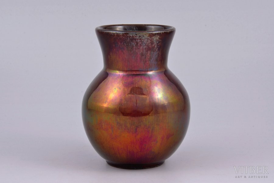 small vase, ceramics, Kaunas industrial complex "Daile", USSR, Lithuania, h 10.2 cm
