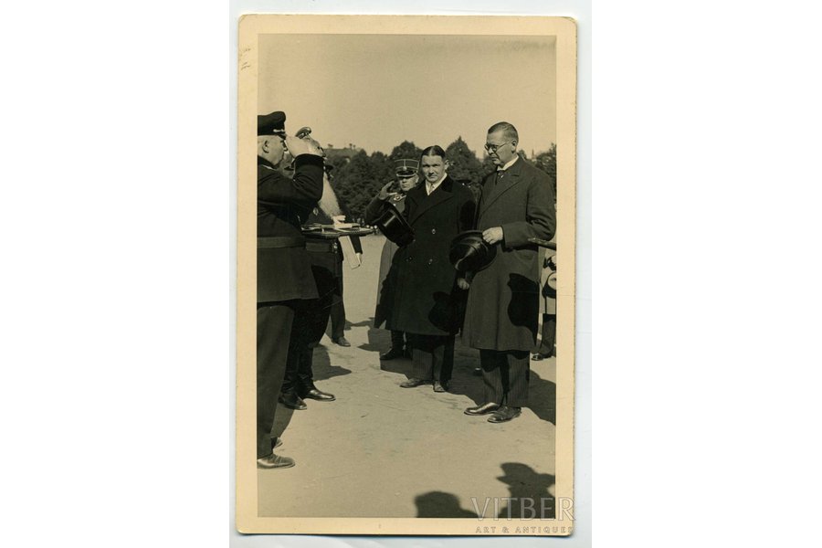 фотография, Рига, мероприятие пожарных, Латвия, 20-30е годы 20-го века, 13,8x8,8 см