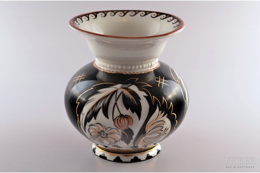 vase, porcelain, Riga Ceramics...