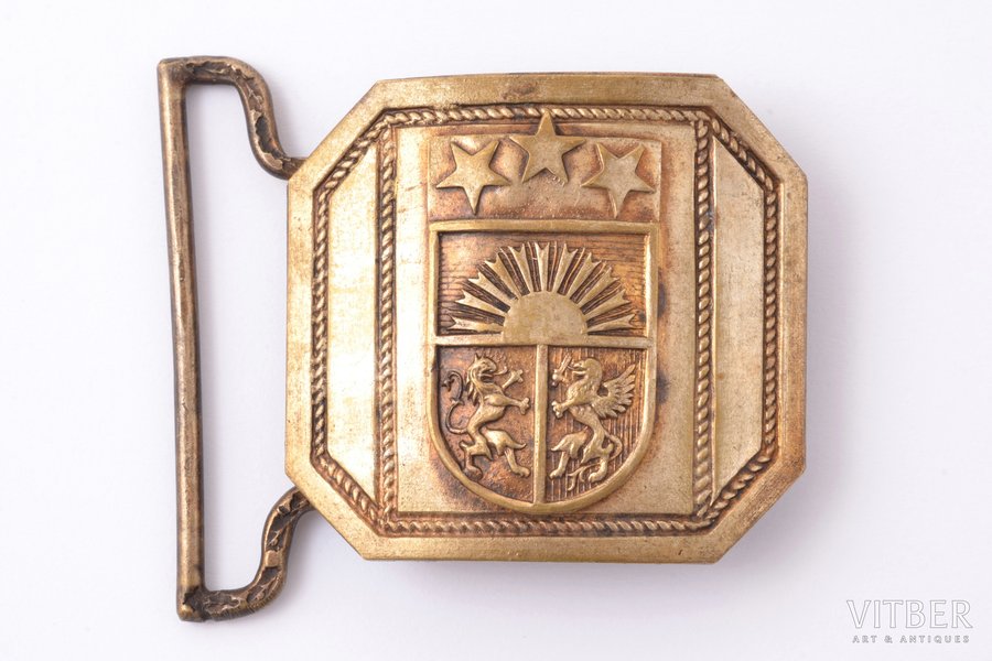 buckle, Police, 5.1 x 5.7 cm, Latvia, the 20-30ties of 20th cent.