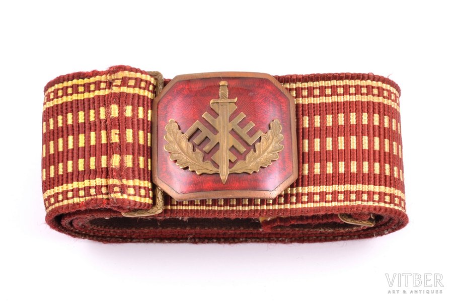 a belt, Aizsargi, lenghth 102 cm, Latvia, the 20-30ties of 20th cent.