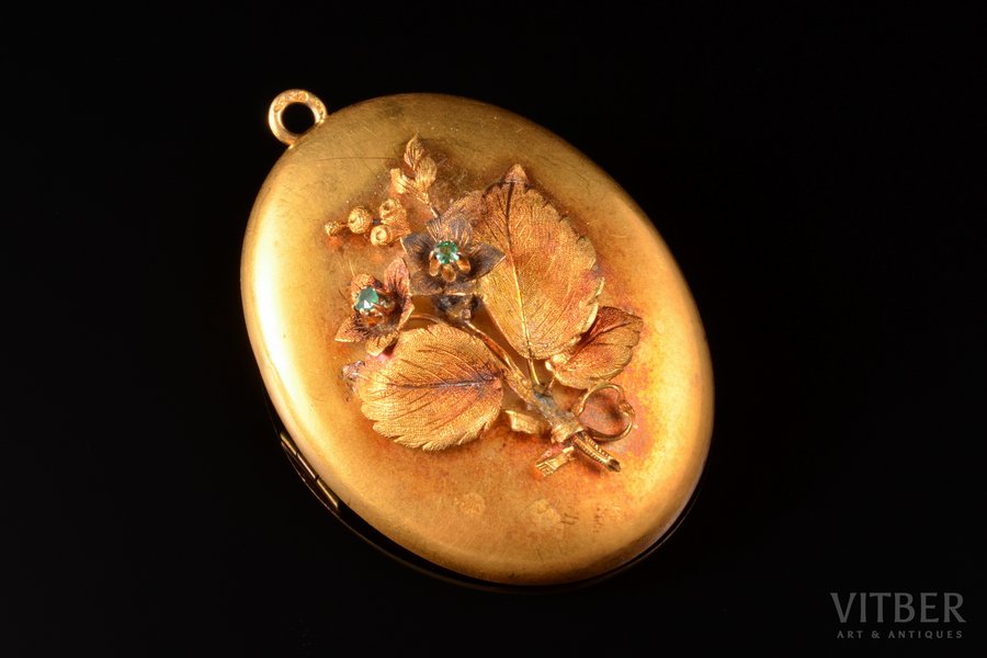 pendant-brooch, gold, 56 stand...