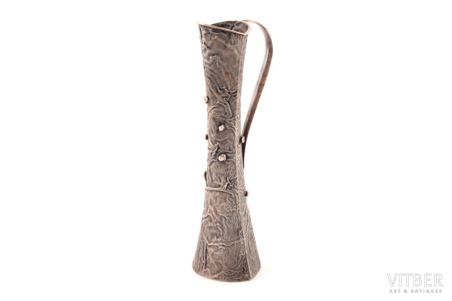 a vase, silver, "Nugget", 830 standard, 109.50 g, h 19.4 cm, 1963, Finland