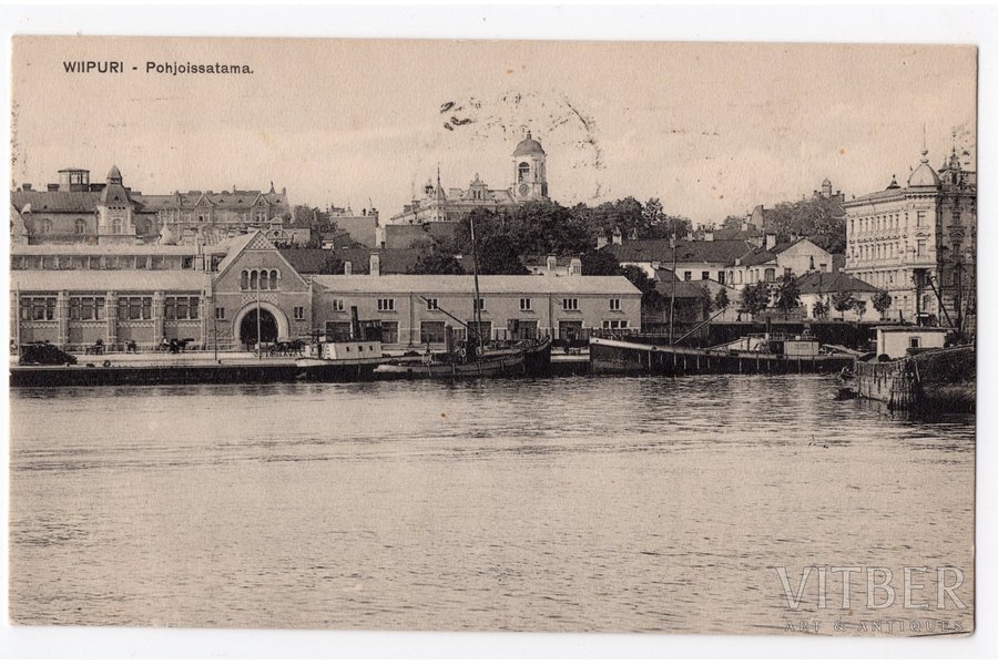 postcard, Viipuri (Viborg), USSR, Finland, beginning of 20th cent., 14x8,6 cm