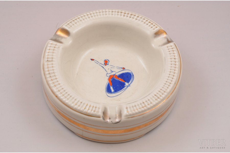 ashtray, porcelain, Rīga porce...
