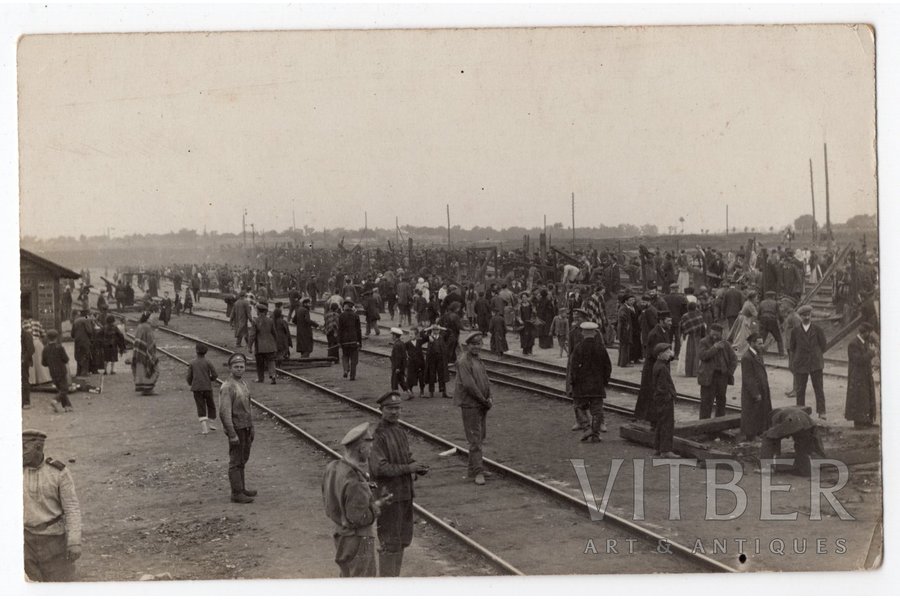 fotogrāfija, 4. Dzelzceļa remonta bataljons, Krievijas impērija, 20. gs. sākums, 14x9 cm