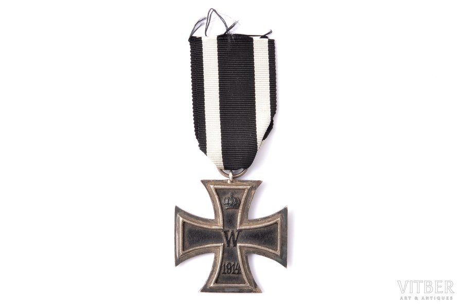 badge, Iron cross, World War I, 2nd class, Germany, beginning of 20th cent., 47.9 x 44.3 mm