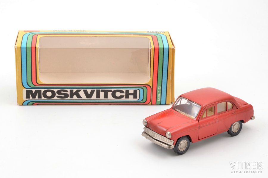 car model, Moskvitch 403 Nr. A7, metal, USSR, 1977-1979