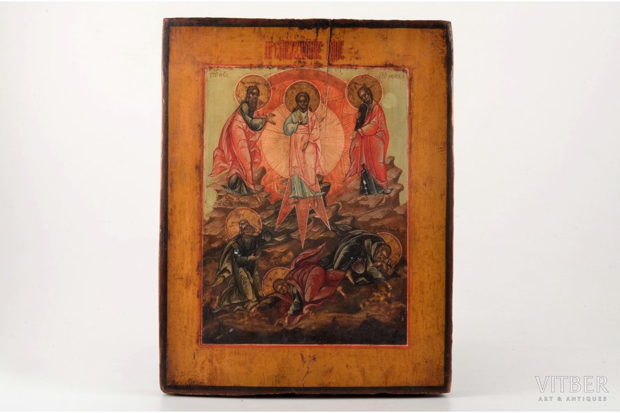 icon, Transfiguration of the Lord, board, painting, 27 х 21 cm