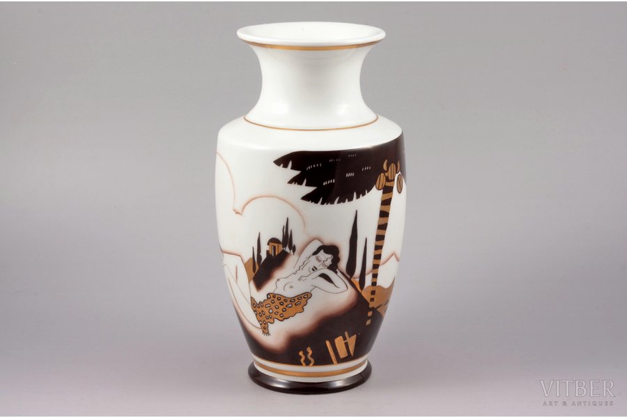 vase, "Rest", porcelain, Burtn...