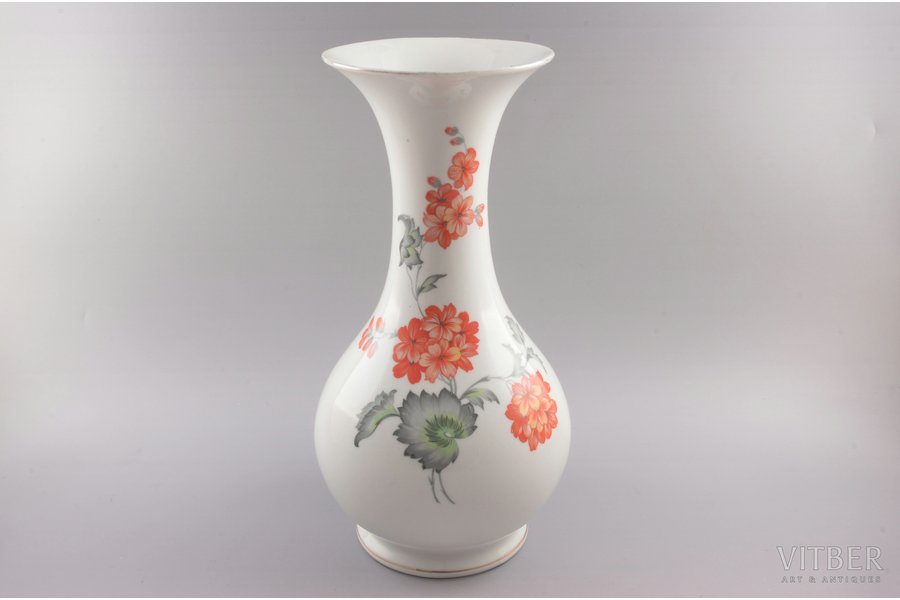 vase, Floral motif, porcelain,...