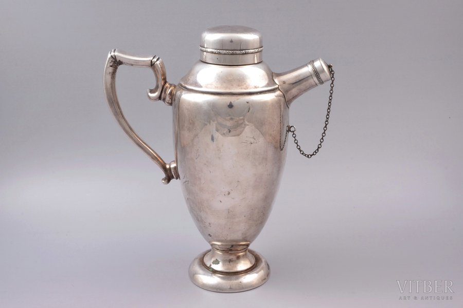 shaker, Silcraft EPNS, Melbourne, silver plated, metal, Australia, the 1st half of the 20th cent., H 23.5 cm