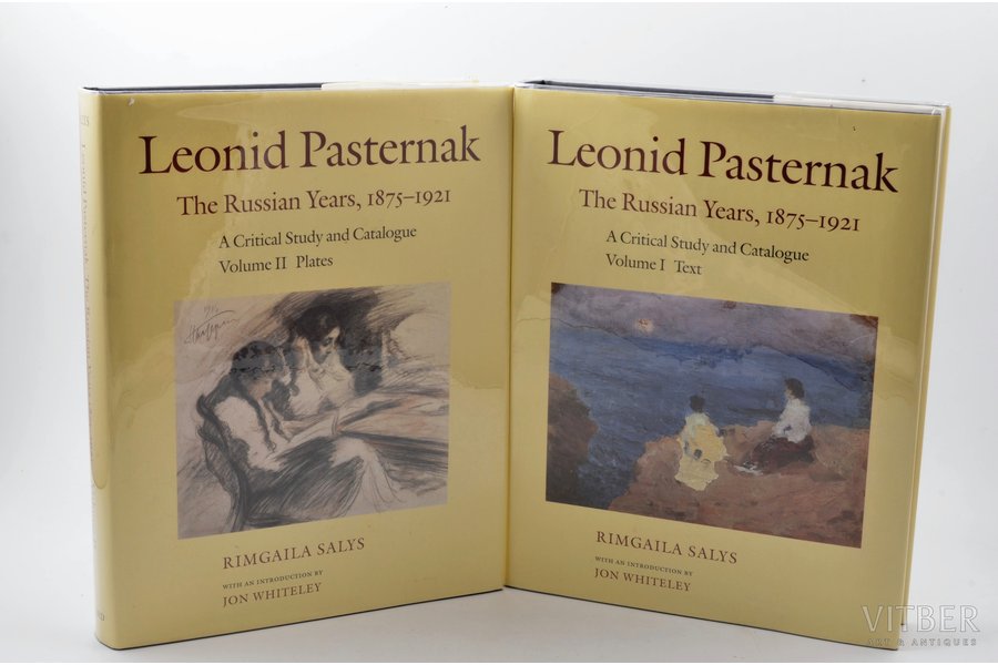 "Leonid Pasternak. The Russian years, 1875-1921", A Critical Study and Catalogue, volumes I and II, 1999, Oxford University Press, London, dust-cover, 28 х 21.7 cm