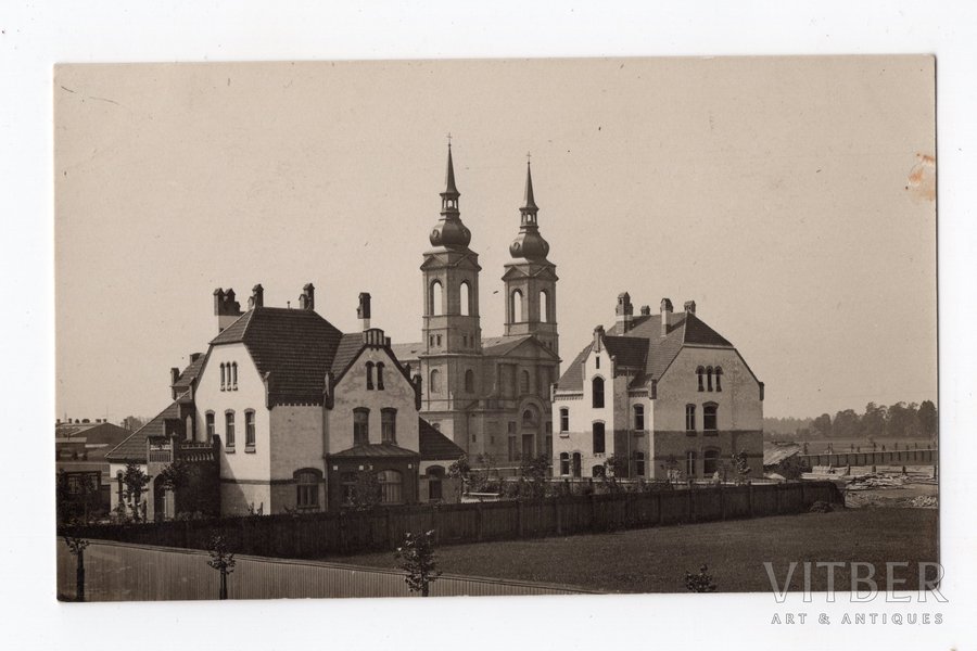 photography, Riga, Āgenskalns (Hagensberg), Stradins Hospital, Latvia, Russia, beginning of 20th cent., 13.2x8.2 cm