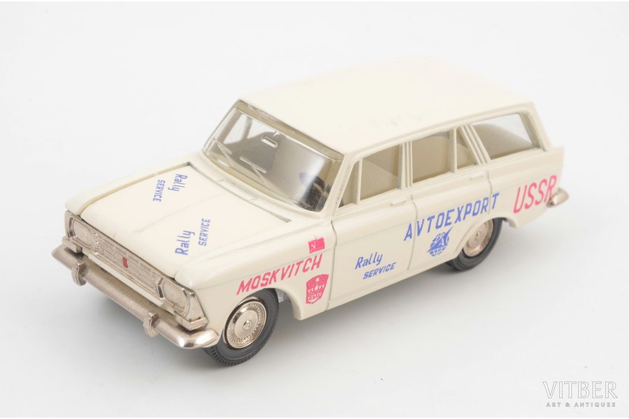 car model, Moskvitch 427, "Rally service", metal, USSR, 1978-1979
