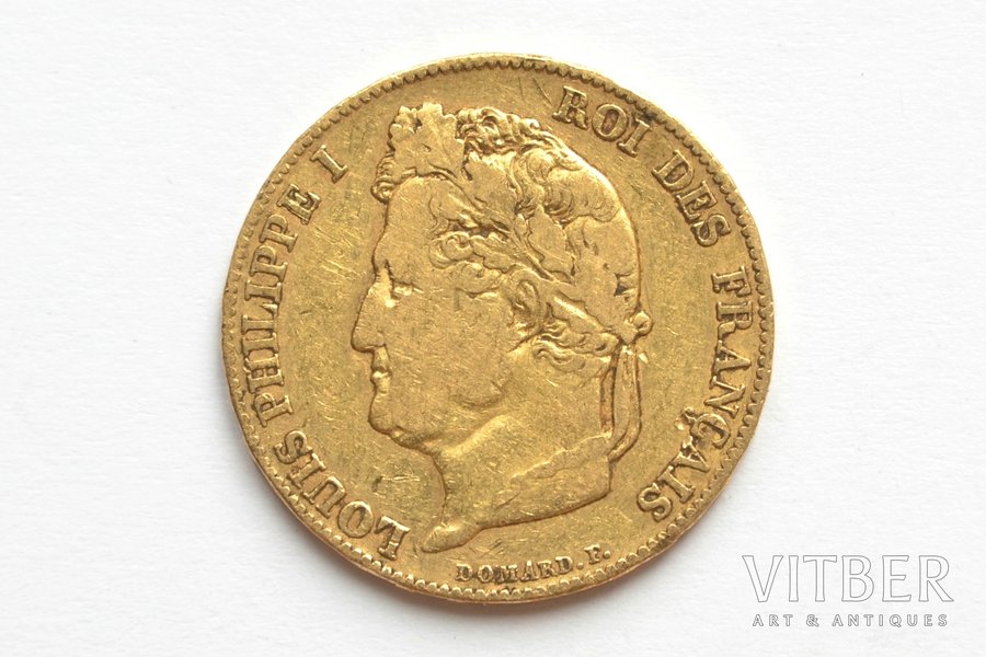 France, 20 francs, 1847, Louis...