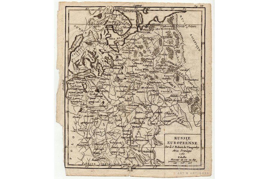 map, European Russia (Russie E...