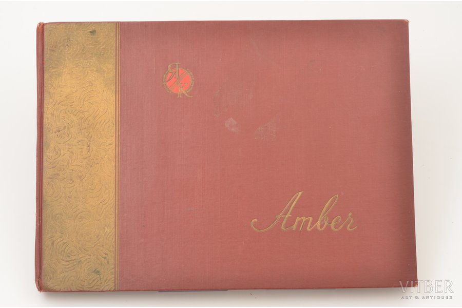 "Amber. Catalogue of Amber products", 1960, Kaliningrad, Внешторгиздат, 98 pages