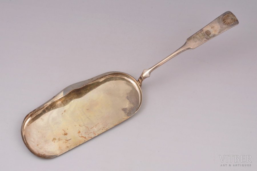 kitchen shovel, silver, 830 standard, 148.75 g, 32 cm, Finland