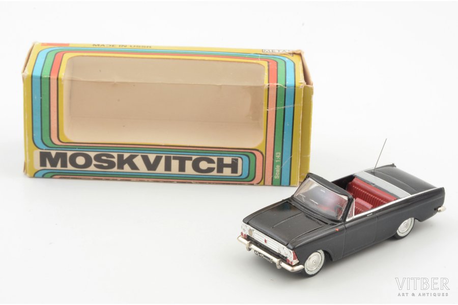 car model, Moskvitch 408, "Tourist", conversion, metal, USSR