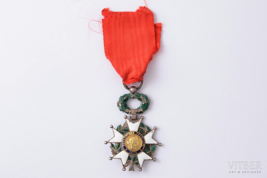 National Order of the Legion of Honour, silver, gold, enamel, France, enamel chips