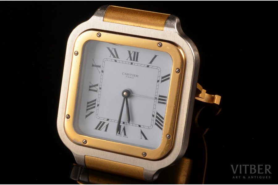 table clock, "Cartier", Quartz...