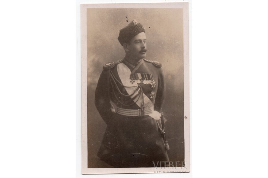фотография, офицер, портрет, Российская империя, начало 20-го века, 13.8x8.8 см