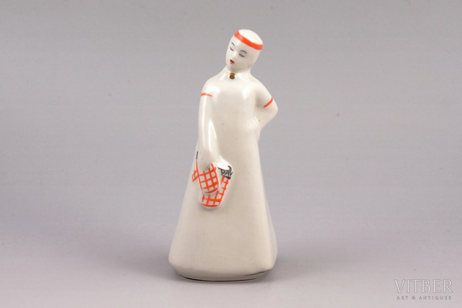 figurine, Girl with Mittens, p...