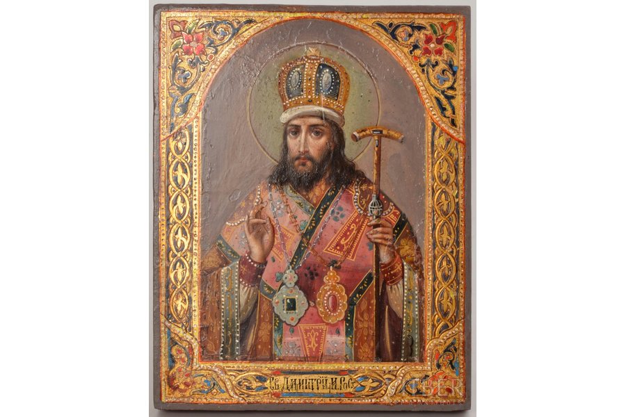 icon, Saint Demetrius of Rosto...