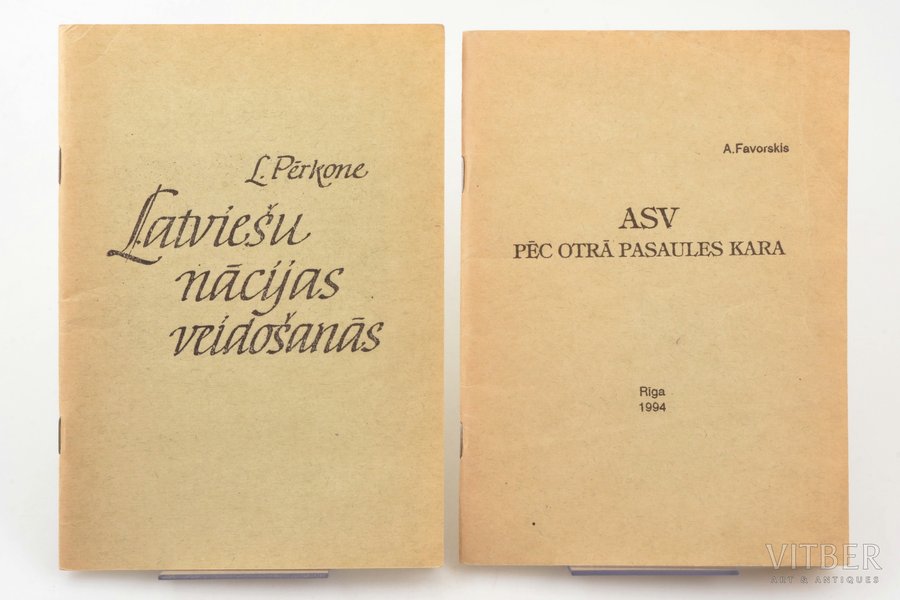 2 books: L. Pērkone / A. Favor...