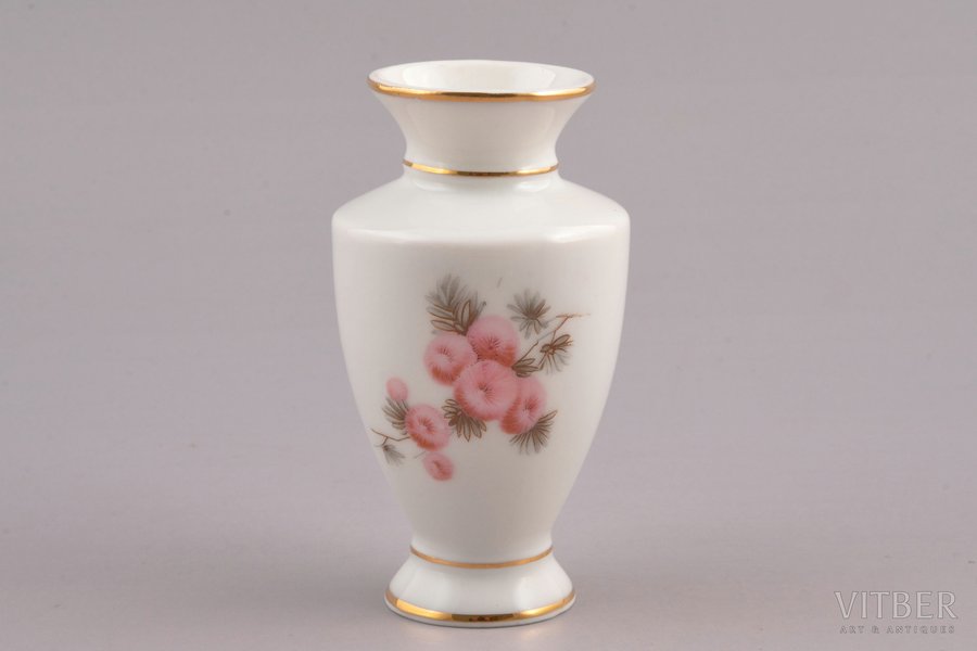 small vase, porcelain, J. K. Jessen factory, Riga (Latvia), 1936-1939, 9.3 cm
