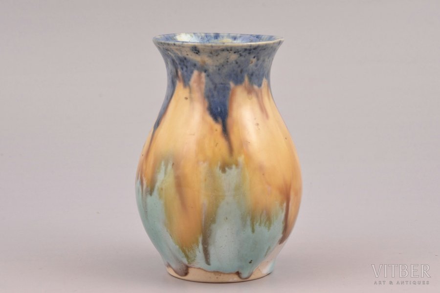 small vase, porcelain, J. K. Jessen factory, Riga (Latvia), 1933-1935, 9.4 cm