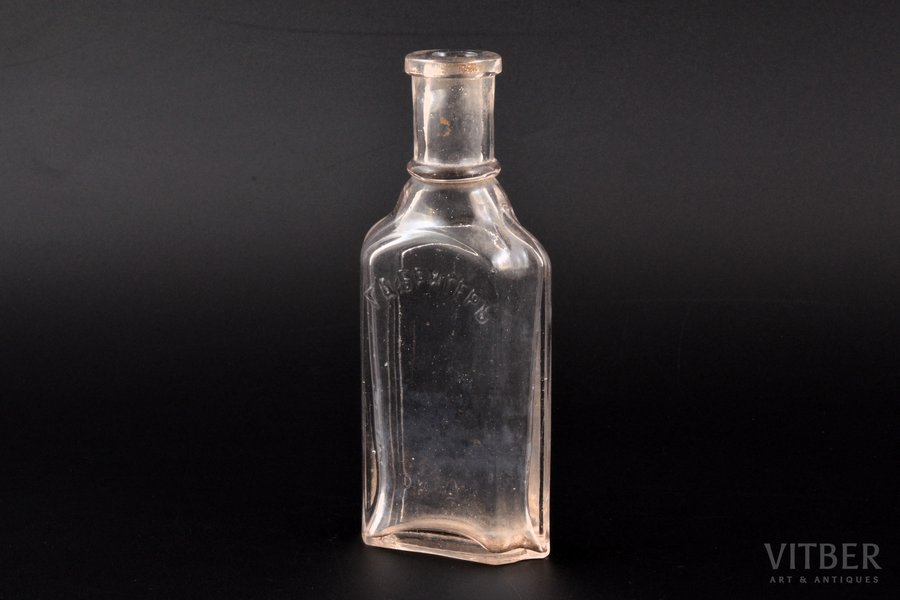 perfume bottle, H.A. Brieger, Riga, Russia, h 13 cm