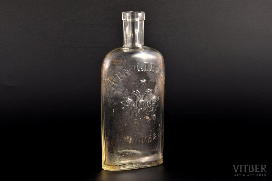 smaržu pudelīte, Alfons Ralle un Ko, Maskava, Krievijas impērija, h 15.5 cm