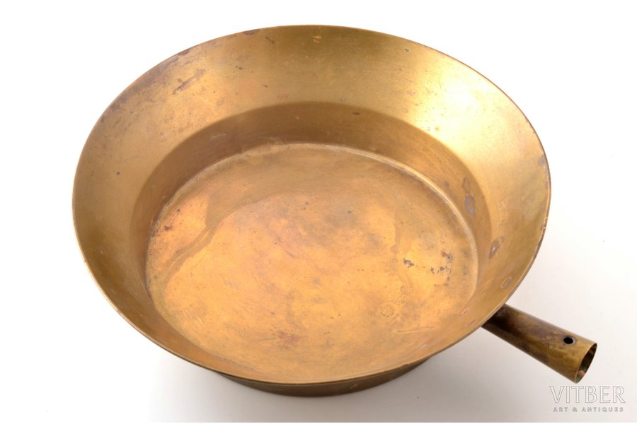 jam pan, Kolchugino, brass, Russia, 33.5 x 32 cm, weight 1050 g